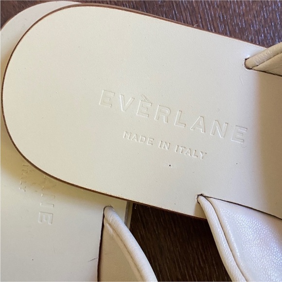 Everlane Shoes The Day Crossover Cream Sandals New size 5 - Picture 2 of 9